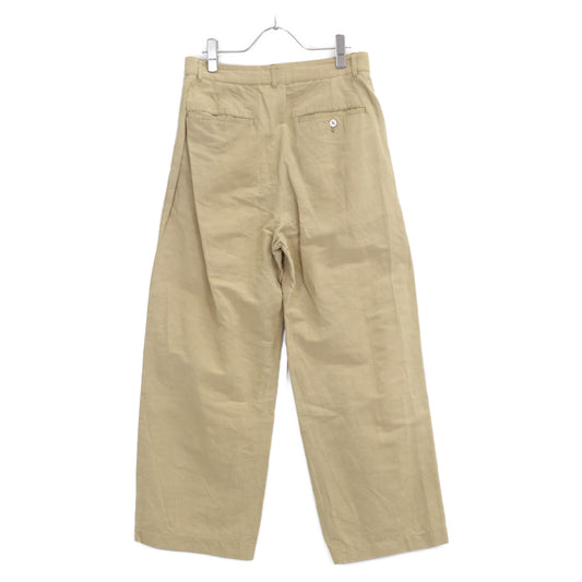 Pallas Palace パラスパレス トーカ 22年 ベージュ コットン ワイドパンツ ボトムス 3