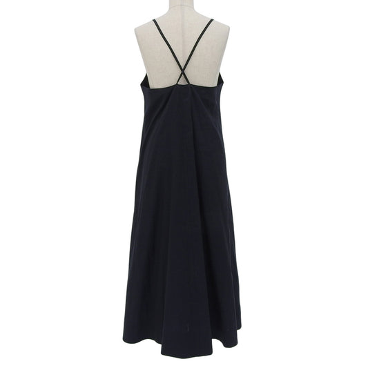 Phlannel Excellent Condition Linen x Cotton Camisole Dress Women's Navy 0 Dress