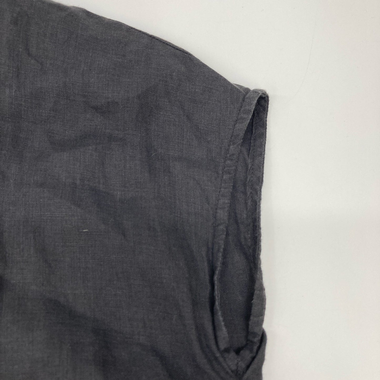 Pallas Palace Gray 100% Linen All-in-One Overalls Jumpsuit 0 Women's