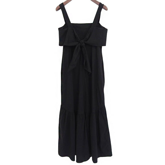 Theory Linen Sleeveless Dress Women's Black S 01-2105203-050-902 Dress S Women's