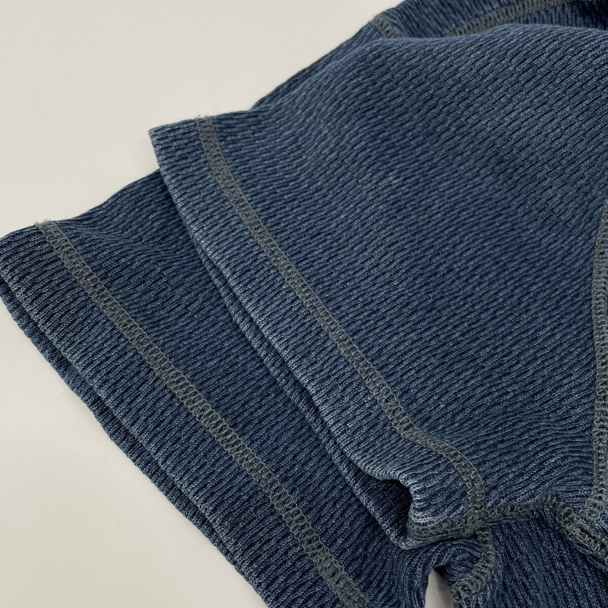 RRL ダブルアールエル インディゴ ヘンリーネック 半袖 カットソー トップス