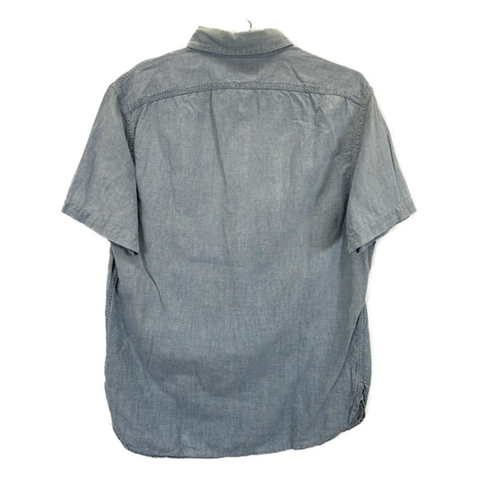 RRL Double RL Light Blue Half-Sleeve Shirt Top