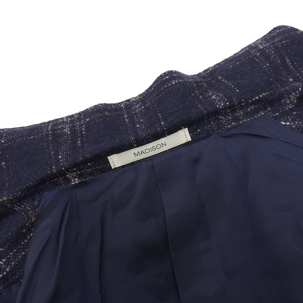 BARNEYSNEWYORK バーニーズニューヨーク 美品 MADISON Ferla アルパカ×ウール タータンチェック ジャケット メンズ ネイビー 44 ジャケット
