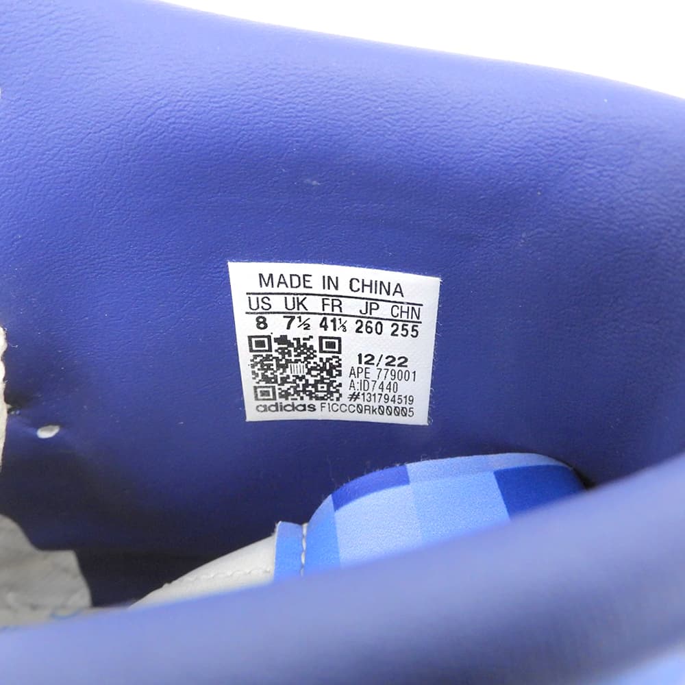 adidas アディダス フォーラム 84 ハイ ハイカット シューズ メンズ ブルー系 26.0cm ID7440 シューズ 8(US)
