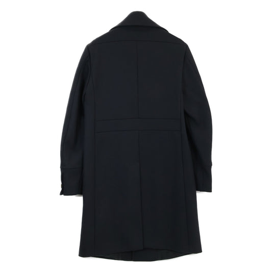 Navy Cotton Chester Coat 44 Men's