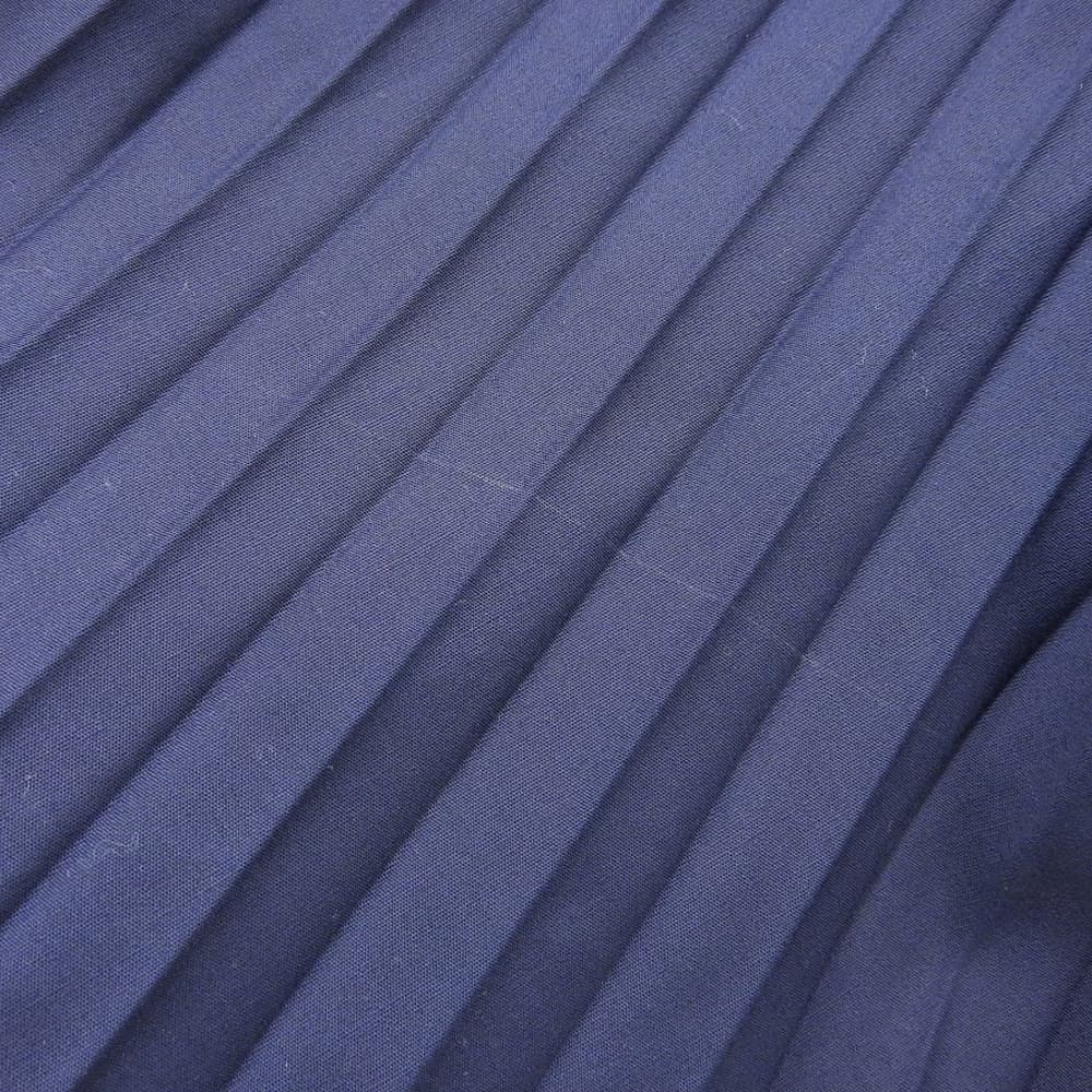 sacai サカイ コットン プリーツ レース ワンピース レディース ホワイト×ネイビー 2 17年製 ワンピース 2