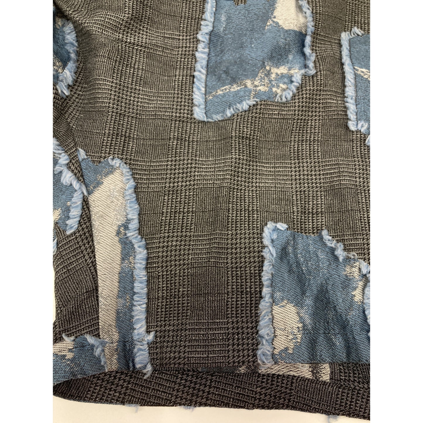 芽風 ブラック グレンチェックジャケット ジャケット 38