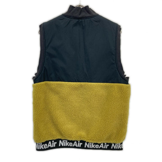 Black x Yellow Synthetic Winter Fill Boa Vest M Men's