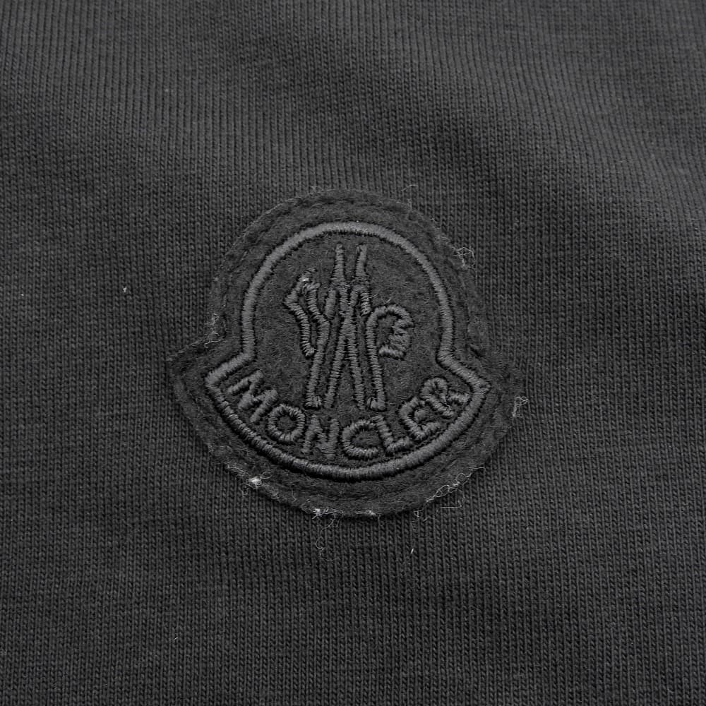 MONCLER モンクレール コットン 胸ロゴ Tシャツ トップス メンズ 黒 ブラック XL 24年製 SS トップス XL