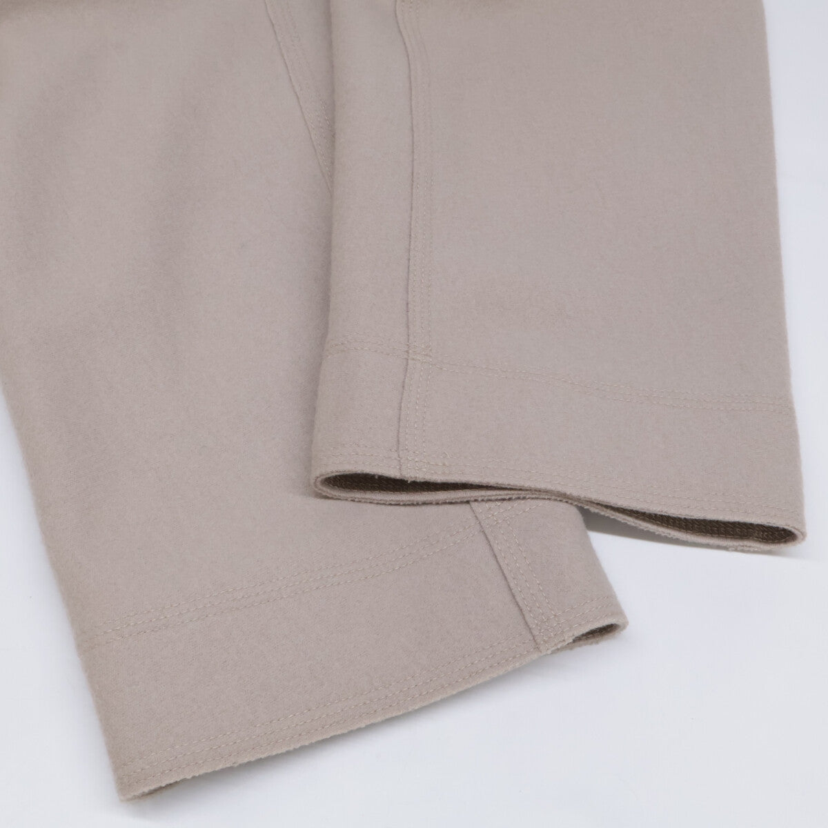 JURGEN LEHL Jurgen Lehl Beige Wool Stand Collar Coat Coat
