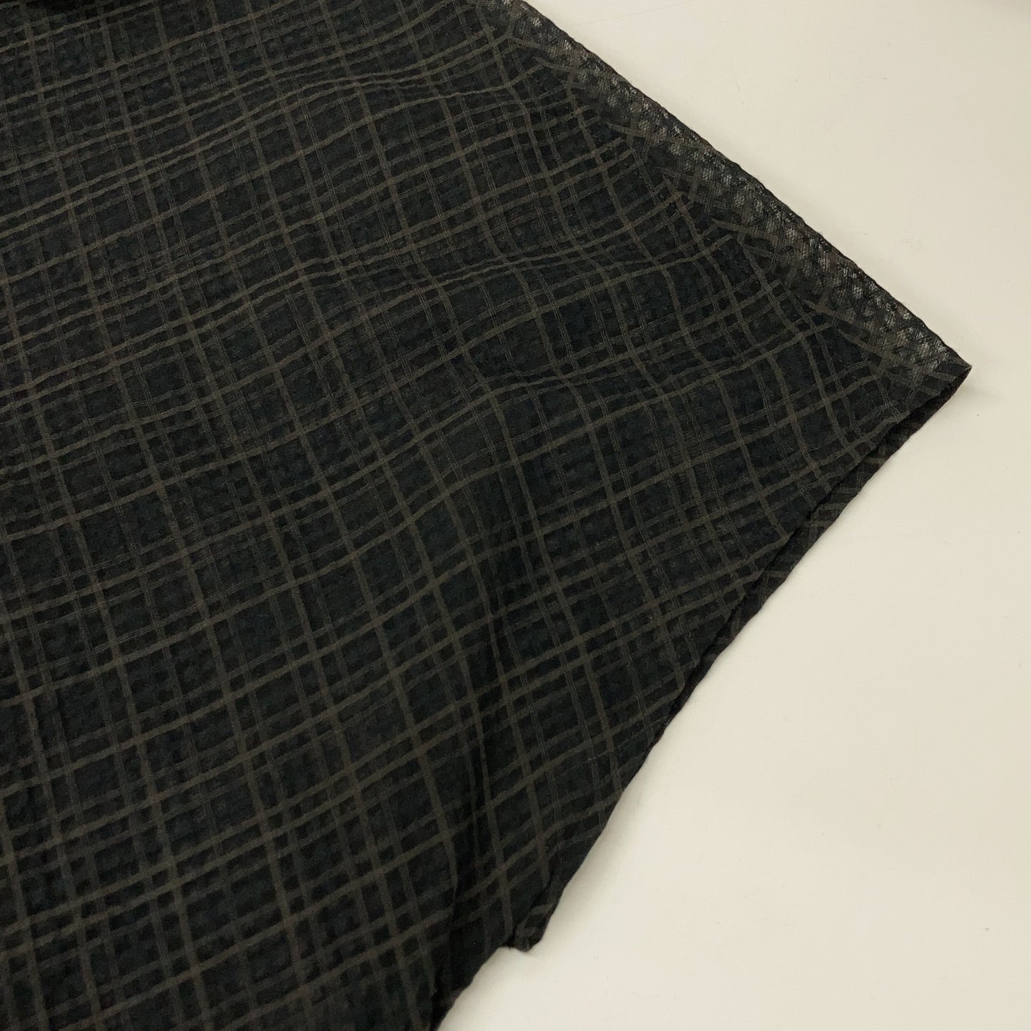 JURGEN LEHL Black Silk x Cotton Shirt Dress