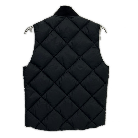Black Quilted Down Vest Vest 36 Men's