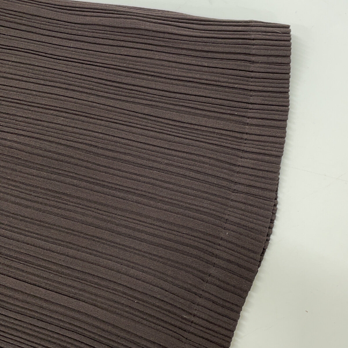 ISSEY MIYAKE イッセイミヤケ ブラウン コットン プリーツ ロングスカート スカート