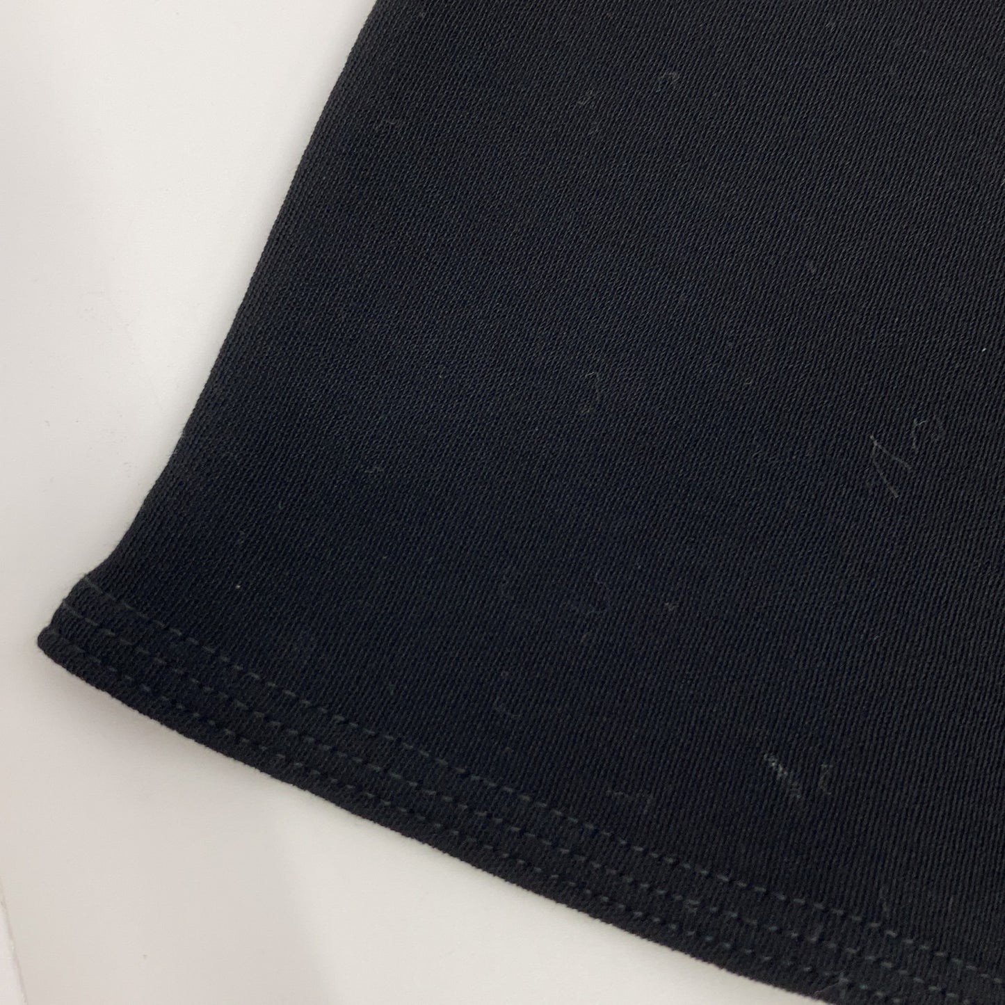 JURGEN LEHL Black Cotton Asymmetrical Collar Cut-and-Sew Top
