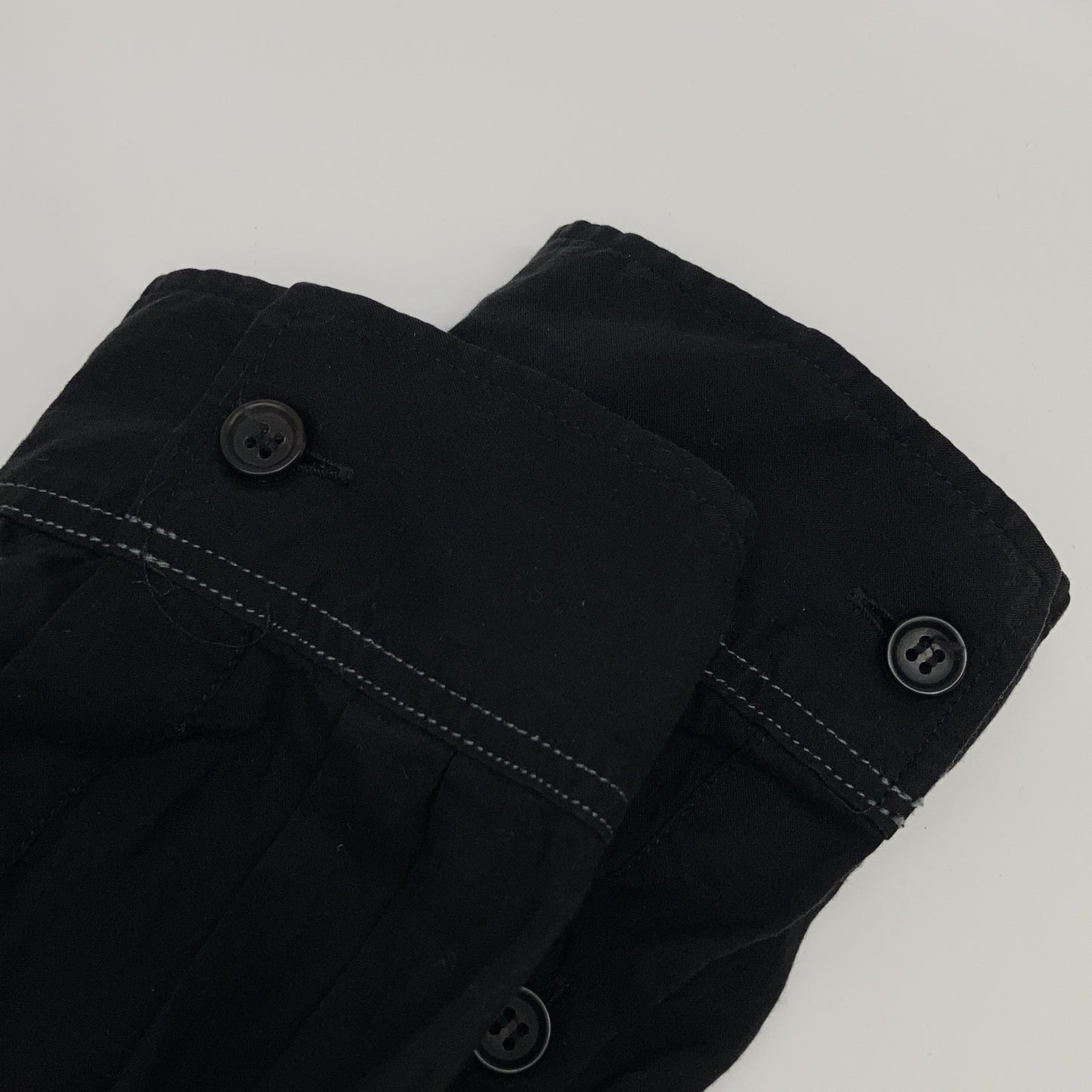 Y's for men ワイズフォーメン ブラック CELLULOSE LAWN SHIRT WITH DOUBLE STITCH トップス 2