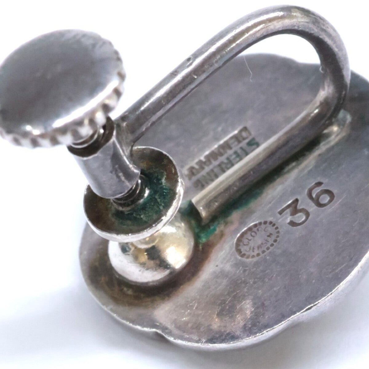 GEORG JENSEN ジョージジェンセン SV925 36 ラピスラズリ フラワー イヤリング