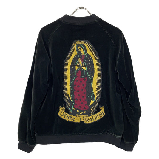 RUDE GALLERY ルードギャラリー ブラック ベロア スカジャン MARIA SOUVENIR JACKET ジャケット