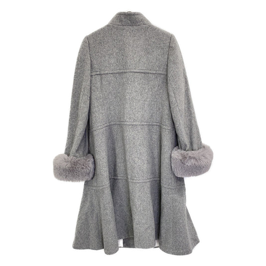 TO BE CHIC トゥービーシック W5B02434 ウールビーバー スタンドアウェーカラー コート