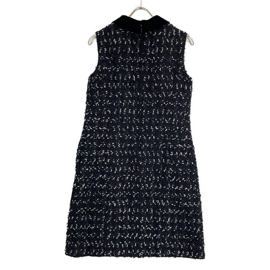 FOXEY 43895 Black I-Line Tweed Sleeveless Dress