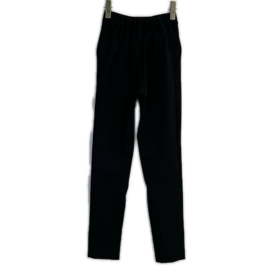 yori ヨリ YR2122-108AW-7 ブラック ストレッチ フロントスリッド パンツ ボトムス