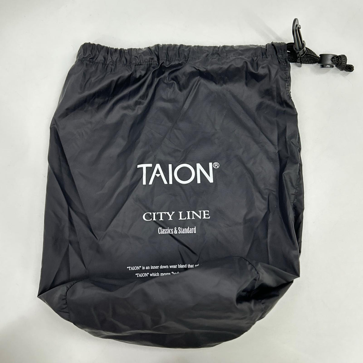 TAION タイオン CITY LINE beige city down skirt skirt