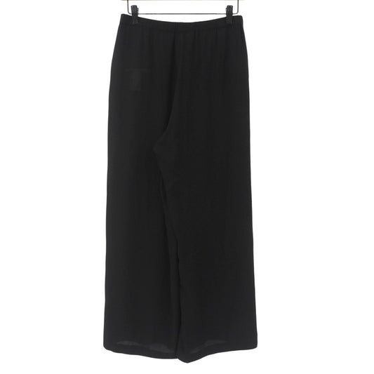 Wool Wide Pants Bottoms Women's Black 3 Bottoms 36 Women's