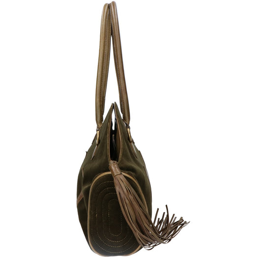Vivienne Westwood Velvet Fringe Mini Boston Bag