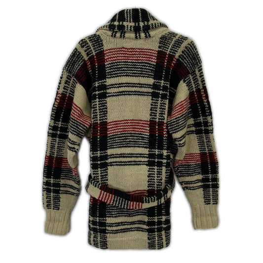 POLO RALPH LAUREN 保罗·拉尔夫·劳伦 羊毛格纹高领开衫 上衣 L