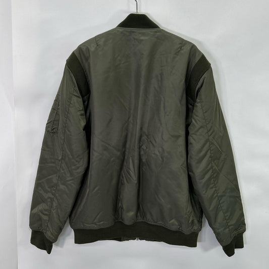 stussy Khaki MA-1 Flight Jacket Jacket
