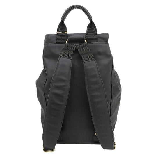 COACH Old Coach Leather Backpack Women's Black 0529 Backpack