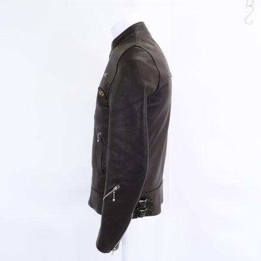 Lewis Leathers ルイスレザー 【美品】リアルマッコイズ別注 445T SUPER MONZA スーパーモンザ ダブルライダースジャケット ジャケット