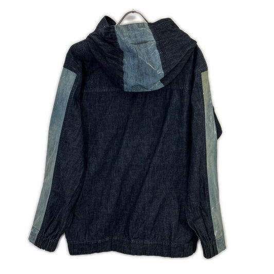 DIESEL BlackGold ディーゼルブラックゴールド 00ECALH6098BF03 インディゴ デニム フーディージャケット ジャケット