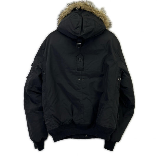 POLO RALPH LAUREN Black Hooded Down Parka Jacket