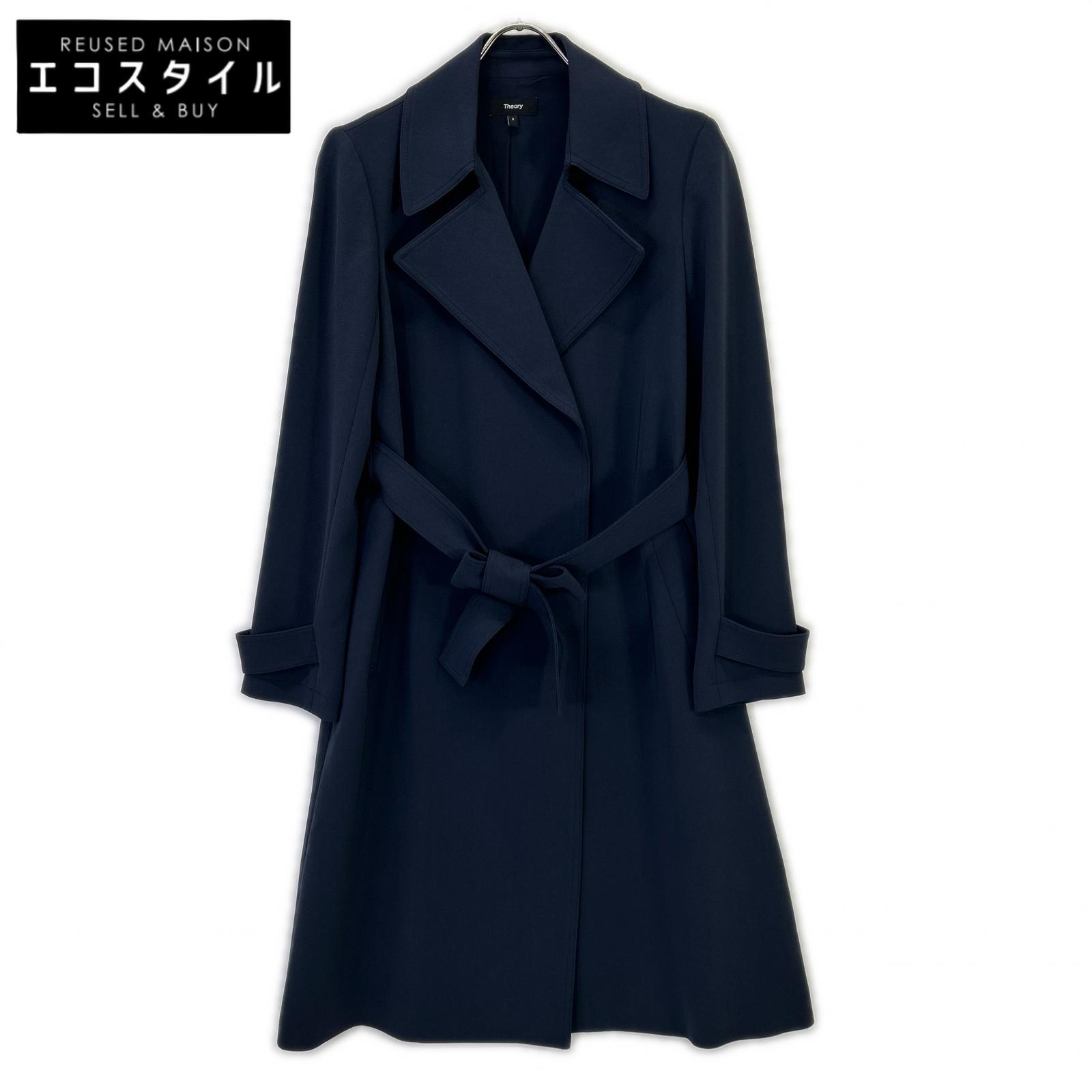 Theory セオリー 24年 ﾈｲﾋﾞｰ ﾄﾚﾝﾁｺｰﾄ コート S – style-eco.shop