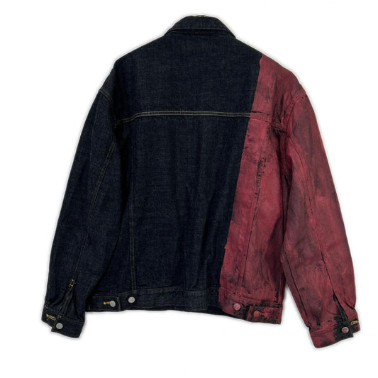 YOKE ヨーク 【24年製】YK24FW0785B-A HAND PAINTED DENIM TRUCKER JACKET デニムトラッカージャケット ジャケット