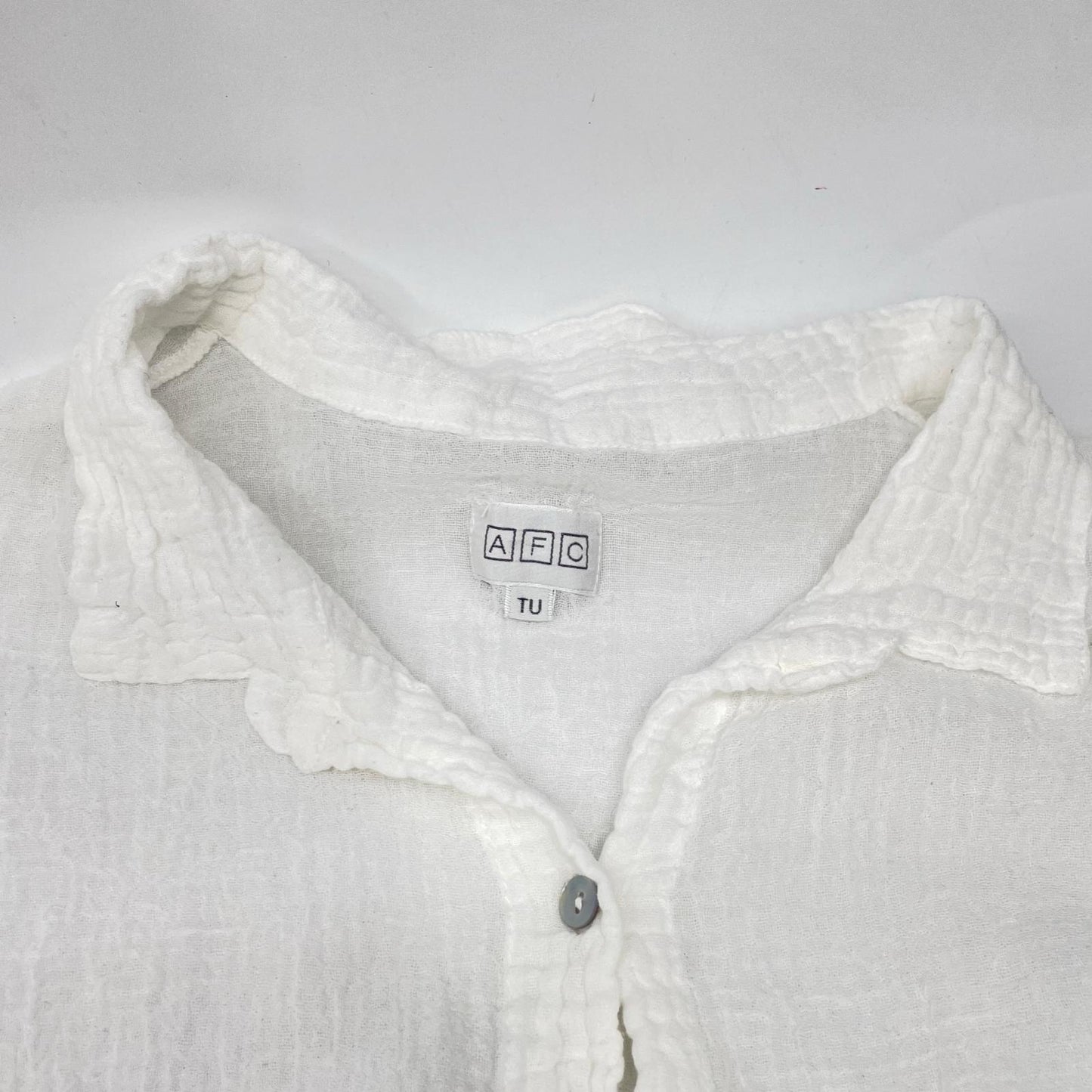 Plage プラージュ 25050923000410 25年製 ホワイト コットン100 オーバーシャツ トップス
