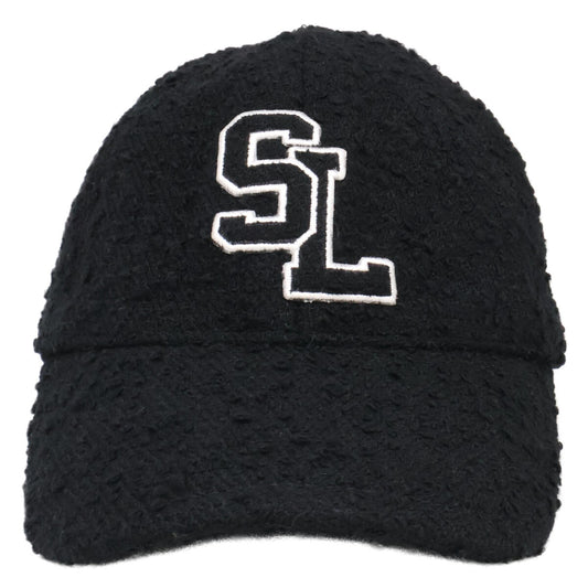 SAINT LAURENT PARIS 圣罗兰 【立即购买/国内正品】676437 3YI01 SL标志 羊毛棒球帽