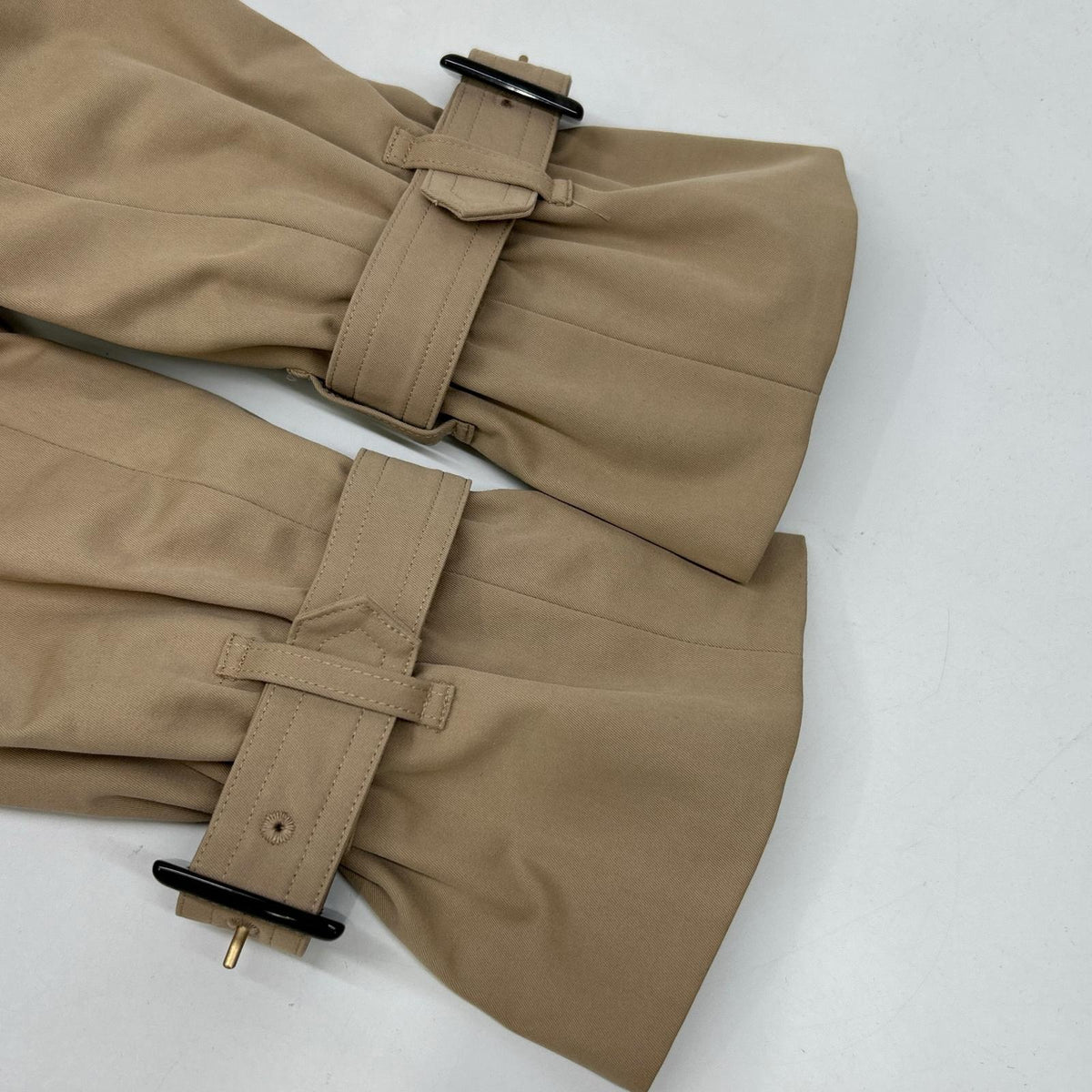 BLUE LABEL CRESTBRIDGE ブルーレーベルクレストブリッジ 55A01-830-42 23年 ベージュ ギャザー トレンチコート コート