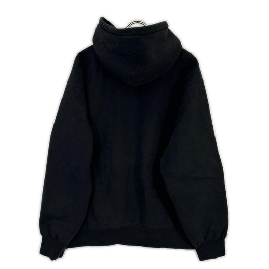 Black Small Box Logo Hoodie Top L Men's