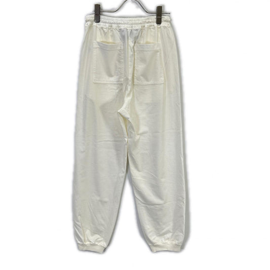 0241426192 24SS WHITE JERSEY RIBBED PANTS Bottoms F Women's