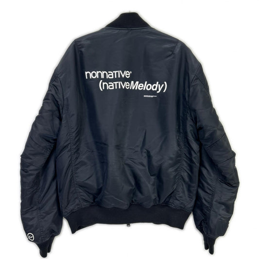 nonnative ノンネイティブ ×ARTIST PROOF&FRGMT 24AW ブラック パフ ブルゾン GORE-TEX WINDSTOPPER ジャケット