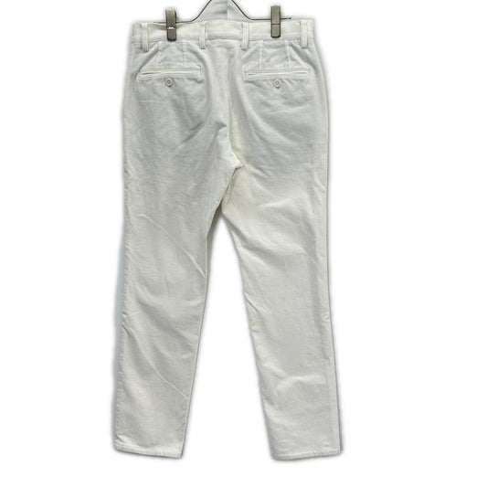 EPOCA UOMO White 2-Way Stretch Corduroy Pants