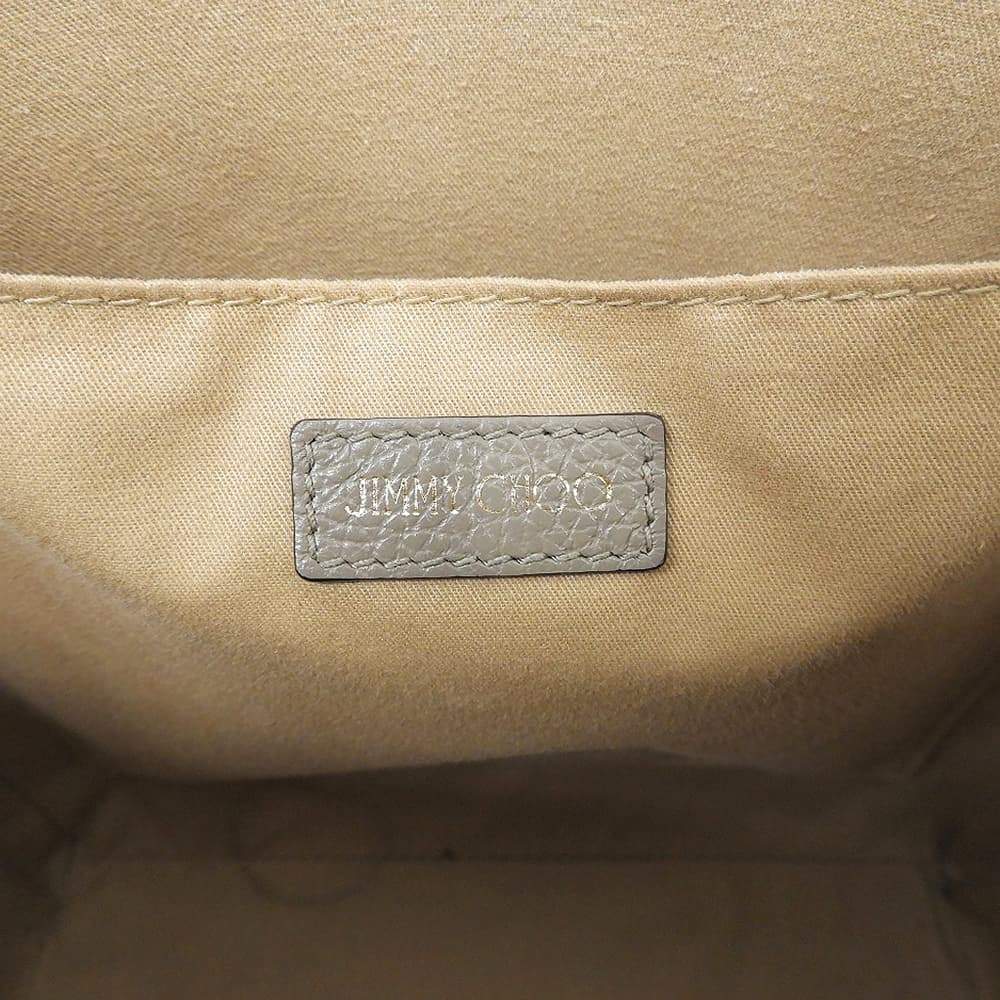 JIMMY CHOO ジミーチュウ ペガシ スタースタッズ レザー 2WAYバッグ ハンドバッグ レディース トープ ハンドバッグ