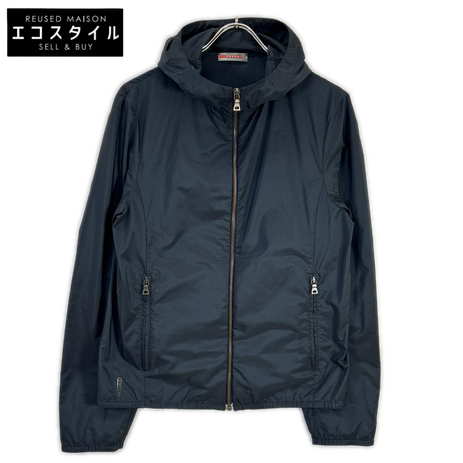 PRADA SPORT プラダスポーツ 08年製 ネイビー ナイロンジャケット