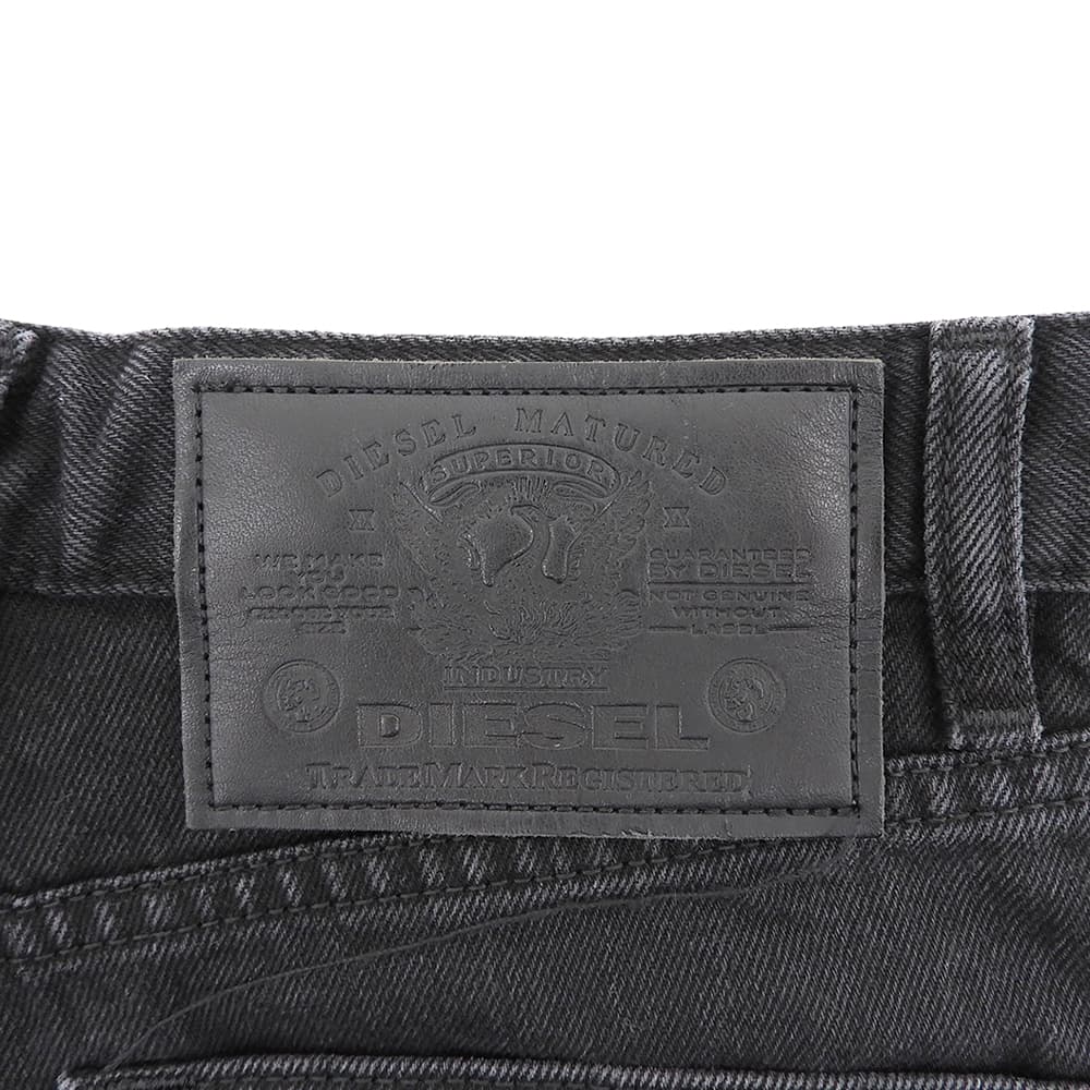 DIESEL ディーゼル D-SPRITZZ コットン ブーツカット フレアデニムパンツ ボトムス レディース ブラック W23-L30 ボトムス