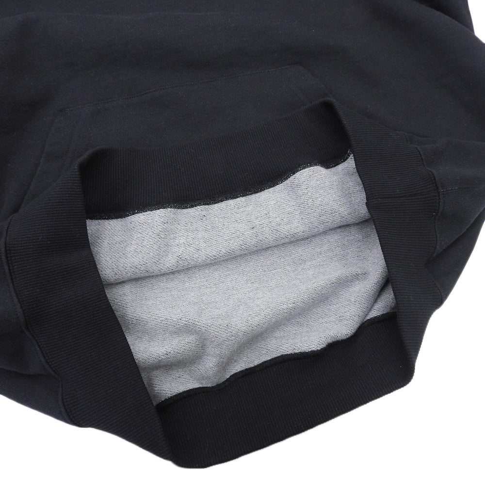 THE NORTH FACE ノースフェイス 新品同様 ジャカード バックスクエアロゴ フーディー トップス メンズ ブラック M NT62437 トップス