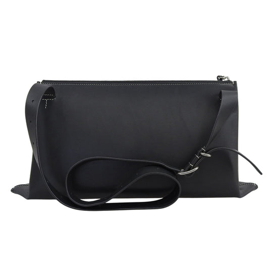 JILSANDER ジルサンダー スクエア オールレザー ショルダーバッグ レディース ブラック ショルダーバッグ