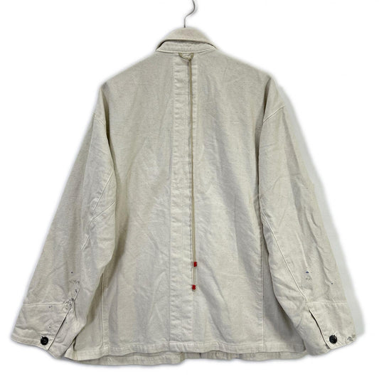 ANCELLM アンセルム ANC-JK77 ホワイト DUCK COVERALL JACKET ジャケット