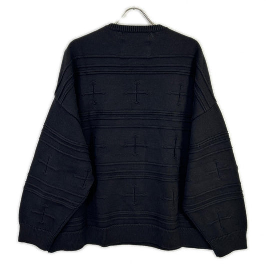 DAIRIKU ダイリク 25AW ブラック Docking Lettered Knit トップス