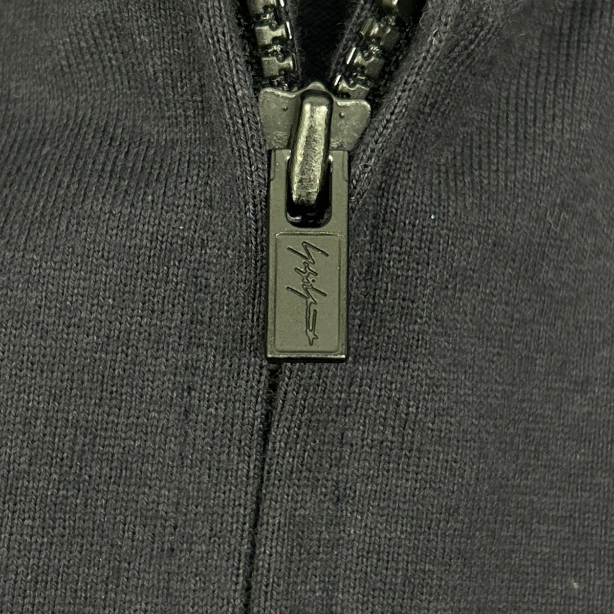 REGULATION Yohji Yamamoto レギュレーション ヨウジヤマモト ネイビー HIGH DENSITY JERSEY HOODED ZIP VEST ベスト